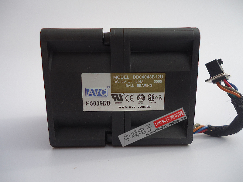 AVC 高转速暴力 1U服务器双风扇4CM 12V 1.14A 4048 DB04048B12U