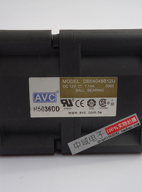 AVC 高转速暴力 1U服务器双风扇4CM 12V 1.14A 4048 DB04048B12U