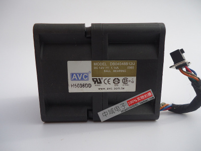 AVC 高转速暴力 1U服务器双风扇4CM 12V 1.14A 4048 DB04048B12U