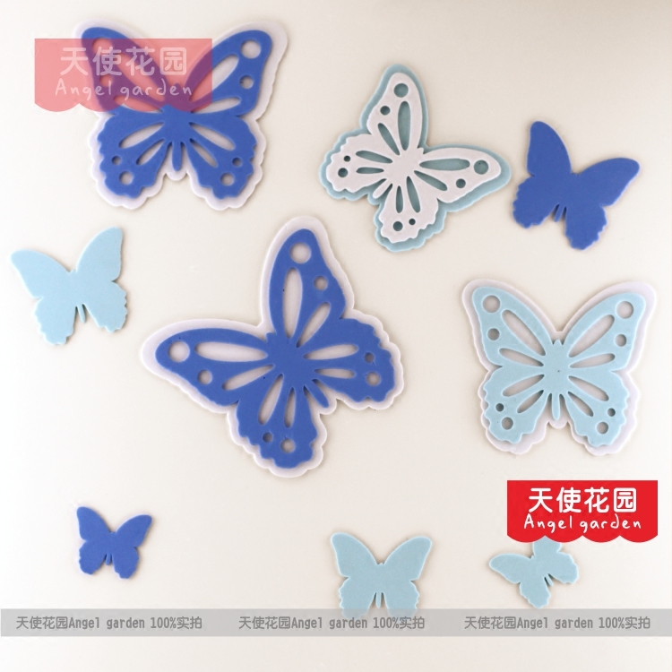 新款幼儿园墙贴3D立体贴儿童房泡沫画装饰层层贴教室布置材料蝴蝶图片