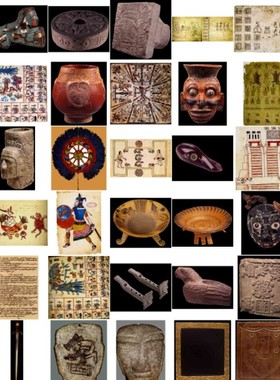 设计素材 阿兹克特人的传统艺术 图片资料 Aztec Art 445P 332M