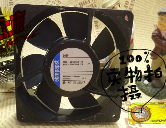 TYP 9956 AC230V 全新原装德国 ebmpapst 120*120*25MM 风扇
