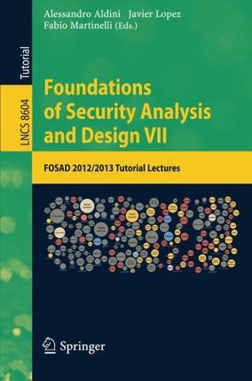 【预售】Foundations of Security Analysis and Design VI...