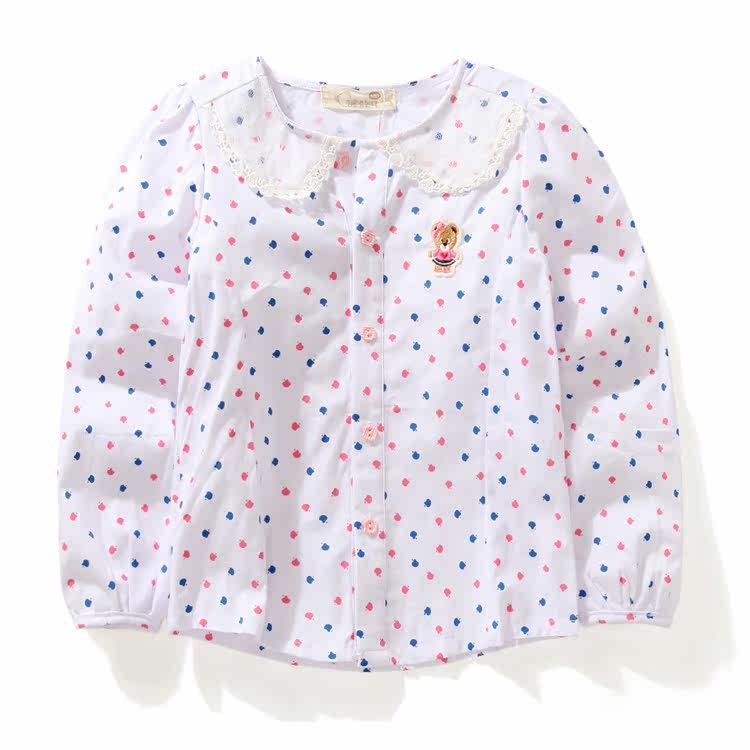 Chemise fille à manche longue - Ref 2086092 Image 1