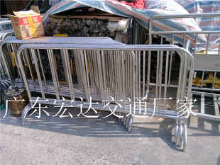 不锈钢护栏 活动不锈钢铁马 铁马围栏  地铁活动隔离栏 支持定做