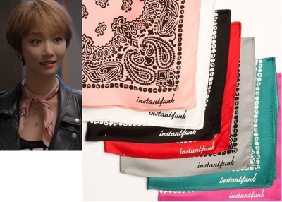 INSTANTFUNK高俊熙真丝方巾