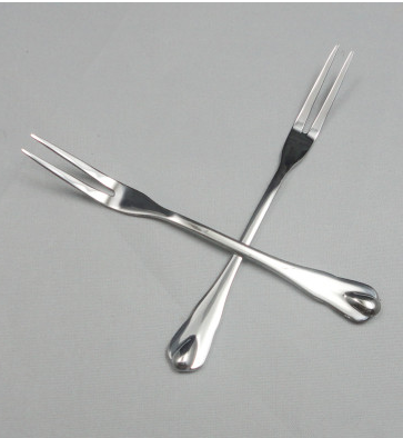 不锈钢水果叉时尚创意 点心叉 蛋糕叉子 果签 甜品月饼叉 单支价