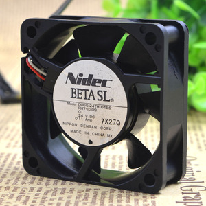正品 NIDEC D06G-24TH 04BS 24V 0.11A 6CM 6020 3线 变频 风扇