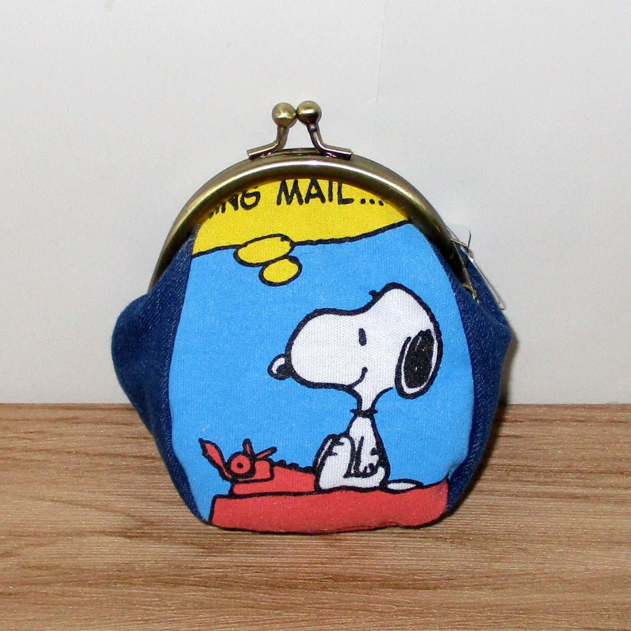 日本peanuts正品snoopy史努比 零錢包硬幣包女包(屋頂)