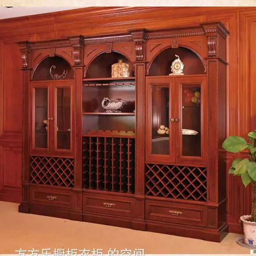 合肥方方乐实木橡木浴室柜酒柜