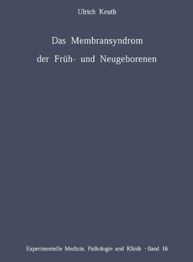 【预订】Das Membransyndrom Der Fruh- Und Neu...