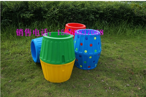 新款幼儿园多功能大滚筒儿童体育运动器材塑料游戏大滚圈户外体育