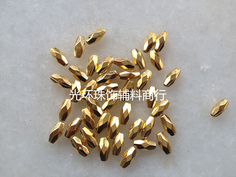 DIY角珠 枪色/金色/银色5*10mm米形角珠水镀珠 金色米珠手工材料,饰品/流行首饰/时尚饰品新,其他DIY饰品配件,淘宝优惠券,粉丝福利购,淘宝优惠卷