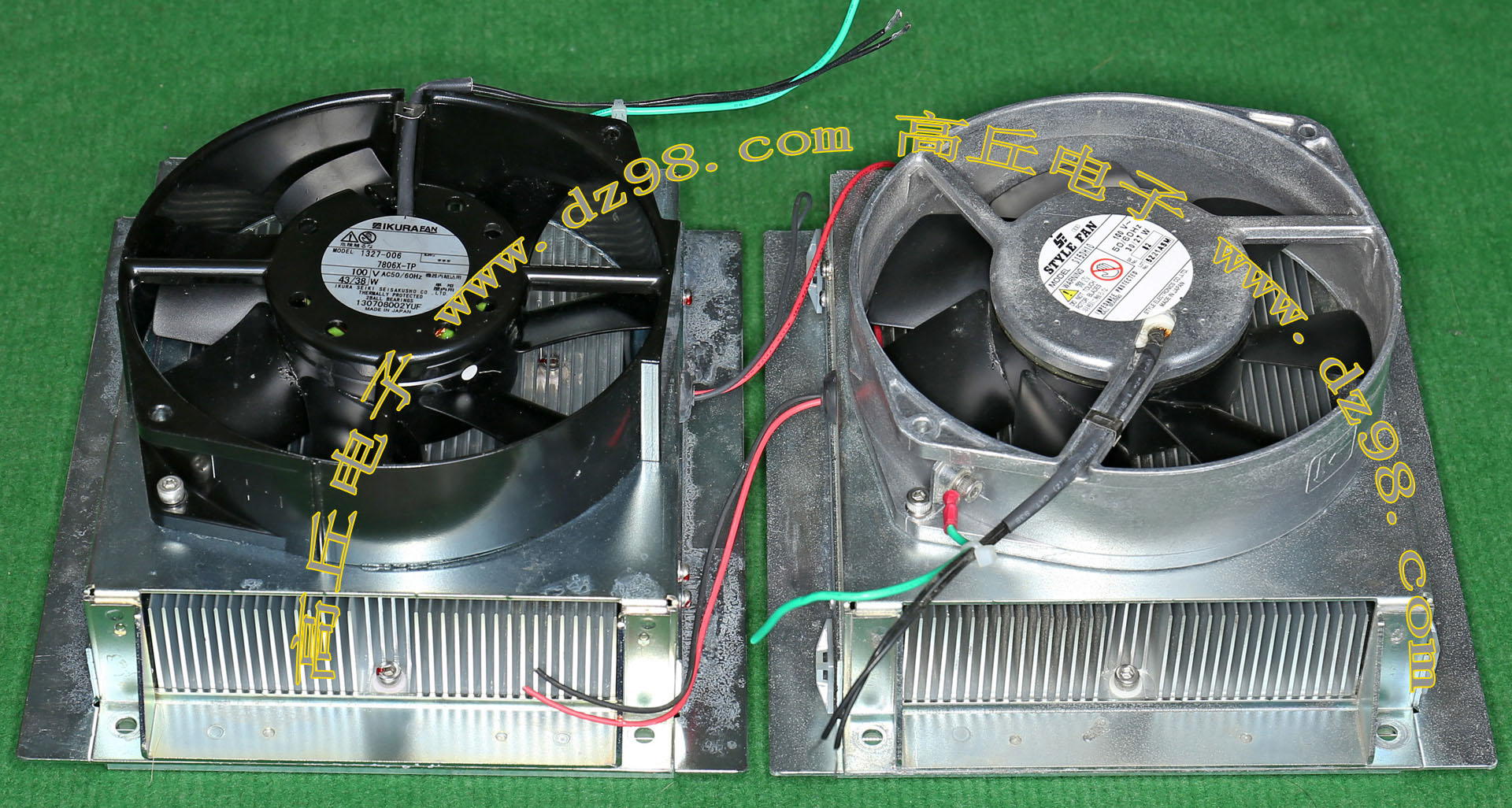 进口拆机 300W半导体 制冷器 致冷器 组件 AC100V 30W 43W风扇