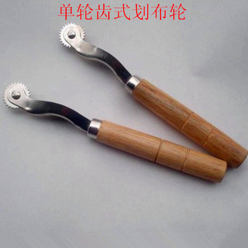 不织布工具拼布用 压线轮 划线轮 划布轮 轮原木压线轮 描线轮 压