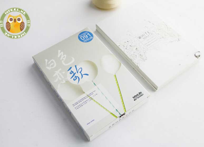 白色恋歌明信片LOMO清新雪景色盒装祝福留言卡片30张精美明信片