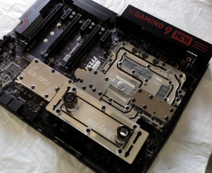 GAMING9 冷 定做 Z97 MOS 南桥一体式 CPU 微星MSI ACK主板水冷头