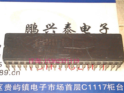 TD8086-2  , Intel 8086 CPU收藏保用 16位微处理器 40直插脚陶瓷