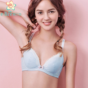 怡兰芬2017新品超薄少女文胸发育期学生内衣棉质高中生薄款胸罩女