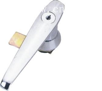 配电柜门锁MS304-1配电箱门锁执手锁 带钥匙 长柄把手锁 箱柜锁