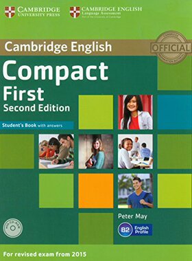 【预售】Compact First Student's Book with An...