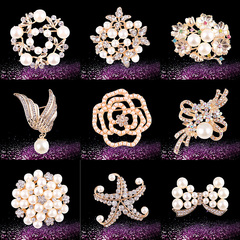 Broche femme en Zircon diamant - Ref 1178494 Image 7