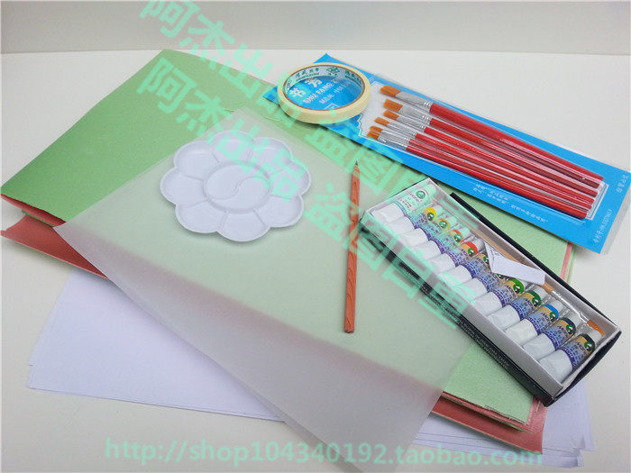 1毫米吹塑纸8开版画套装材料粉印版画工具A4学生拓印版画吹塑板