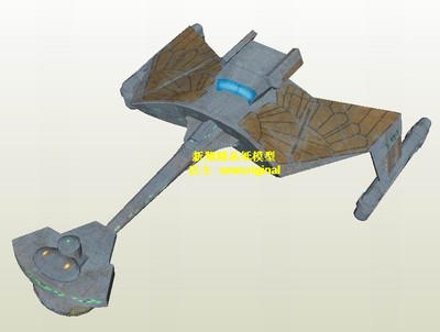 飞碟UFO太空宇宙飞船 星际迷航罗慕伦D7太空战舰 宇宙飞机模型