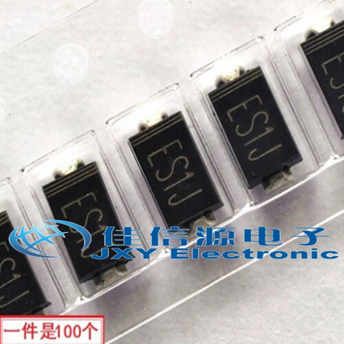 贴片 快恢复二极管 SF18 ES1J SMA 1A 600V 2000只/盘=108元