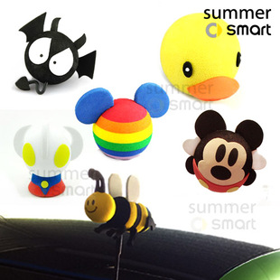 饰卡通装 饰453四门天线球公仔玩偶 451两门天线装 适用于Smart汽车