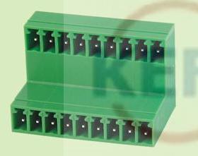 插拔式接线端子KF2EDGRT/带耳2EDGRTM-3.5mm高低位 带耳双排针