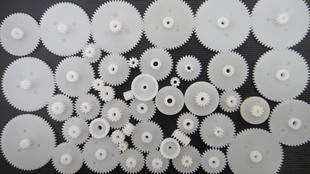 58种 科技小制作 72种 电机齿轮 DIY模型配件 齿轮包 塑料齿轮