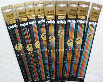 正品毛衣针编织ADDI彩色毛线针