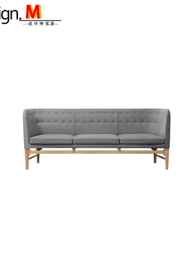 Design.M北欧实木 设计师家具 mayor sofa/市长沙发 进口布艺沙发