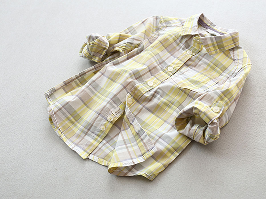 Chemise enfant à manche longue - Ref 2083250 Image 1