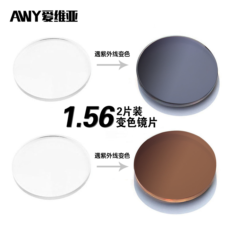 缓解疲劳 防辐射 防紫外线 变色 非球面