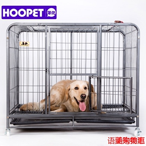 金毛狗笼萨摩耶哈士奇边牧大狗笼子大型犬宠物围栏铁笼中型犬大号