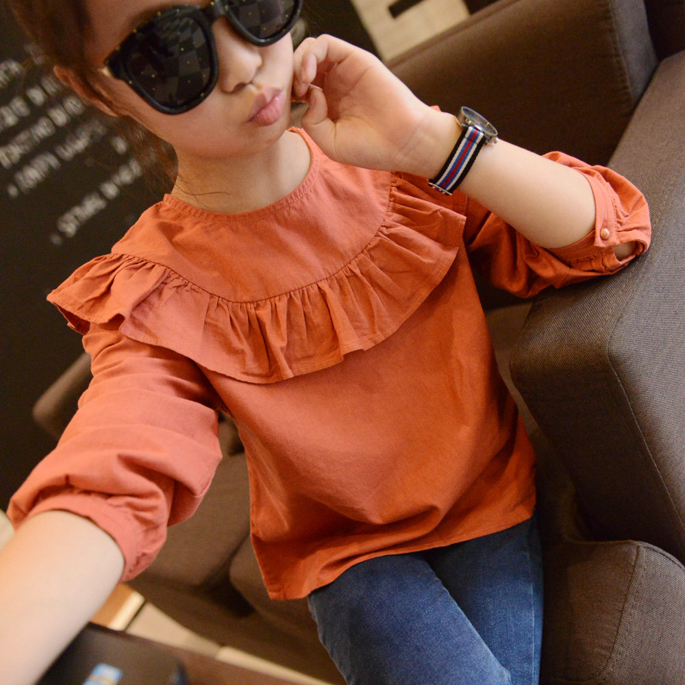 Chemise fille à manche longue - Ref 2087463 Image 1