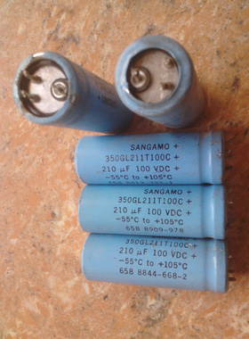 美国山姆 SANGAMO 350GL系列 100v 210uf 发烧电容 直替220uf