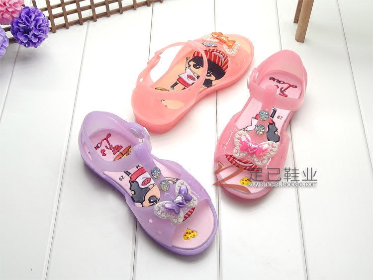 Chaussons enfants en autre pour été - semelle plastique - Ref 1035304 Image 4