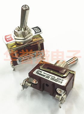 TOOWEI太玮 12MM 摇头 钮子开关 2脚2档 T701AW 15A250VAC