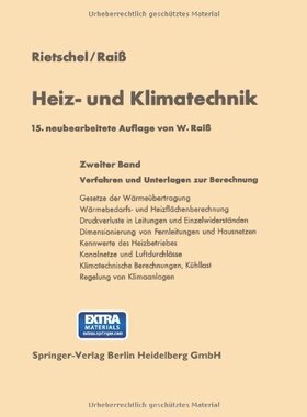 【预订】Heiz- Und Klimatechnik: Zweiter Band...