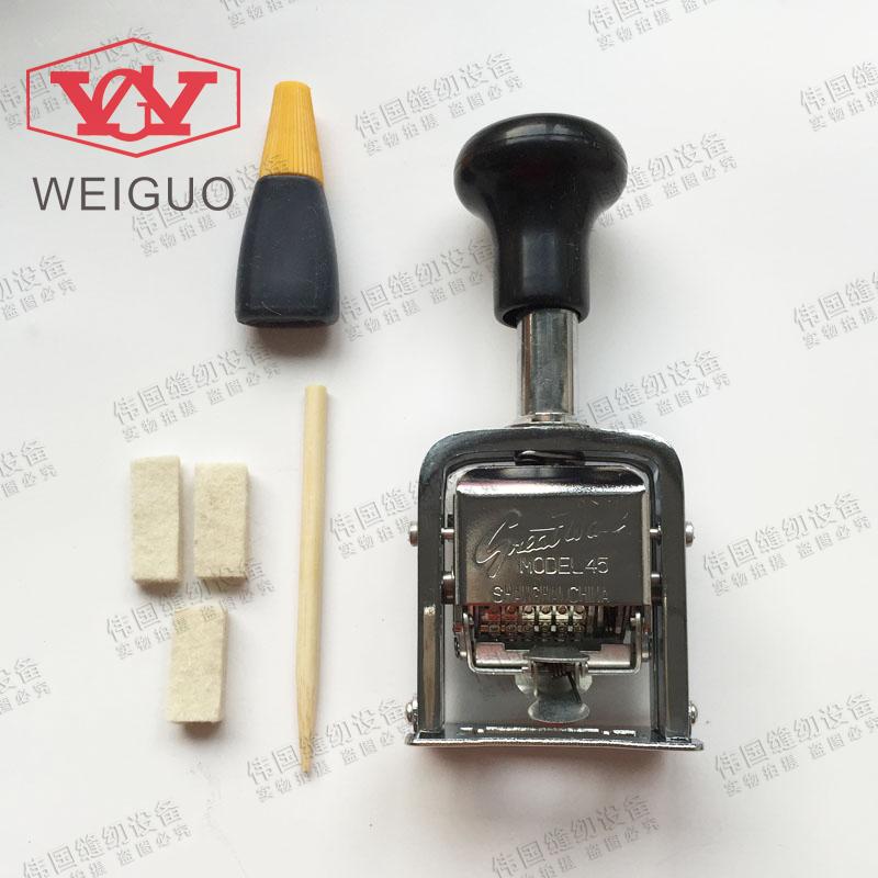 长城牌号码机自动位数日期印印章