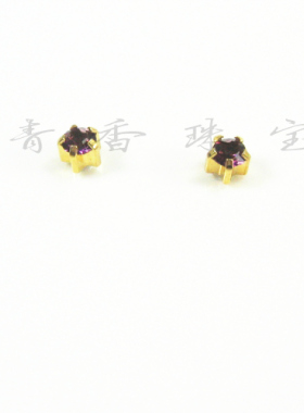 养耳洞耳钉舒舒水晶经典