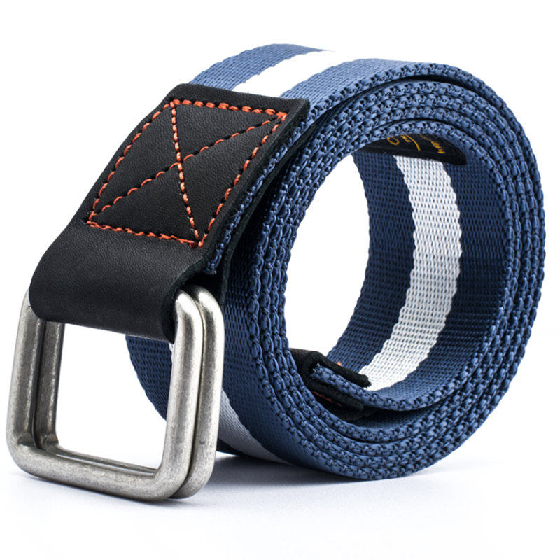 men and women Bicyclic canvas belt Versatile lengthen Belt nylon Cattle leather handbag Military training Waist belt black cowboyin the Accessories/Leather belt/Hat/Muffler , Belt/Leather belt/Yaolian  category - from Buy2taobao.com to provide professional Taobao agent buy service
