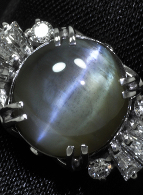 欧洲天然克拉铂金镶钻石古董珠宝