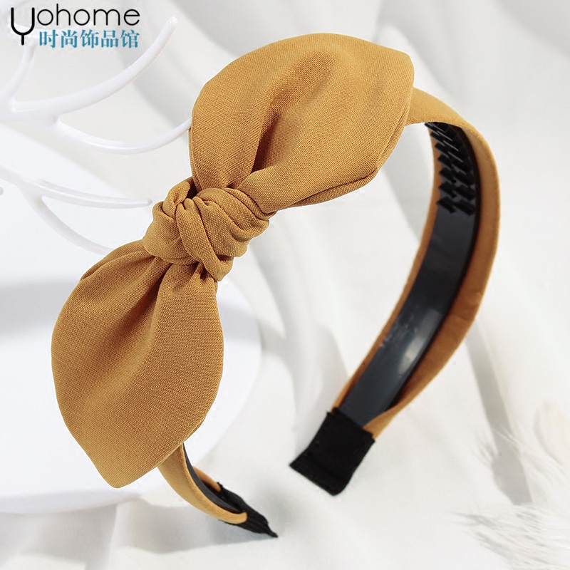 Hair hoop the republic of korea Simplicity non-slip Versatile bow Card issuance Hairdressing Hair Headdress Like a breath of fresh air Jewelryin the Accessories/Fashion Jewelry, Hair Accessories  category - from Buy2taobao.com to provide professional Taobao agent buy service