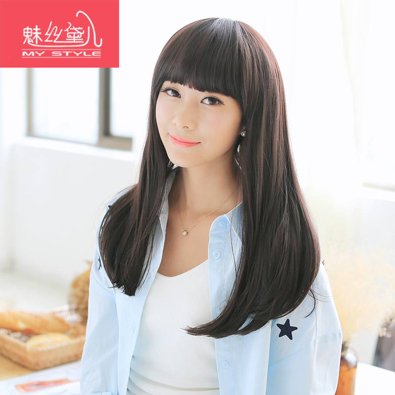 Perruque      Long cheveux raides - Ref 2613084 Image 1