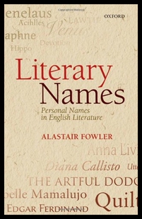 【预售】Literary Names: Personal Names in Engl