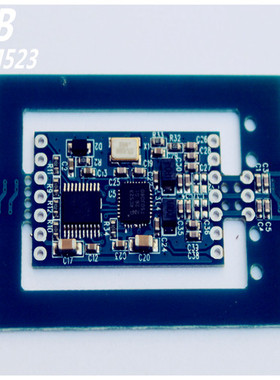 LDM523射频模块读卡模块 支持iso14443A/B 天线一体TTL 韦根接口